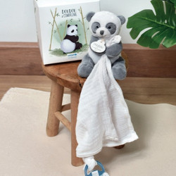 Rotalļieta Panda ar klipsi maneklim DouDou Rotalļieta Panda ar klipsi maneklim DouDou