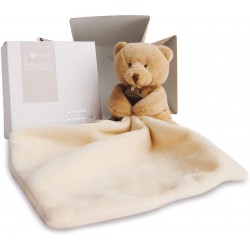 Doudou et Compagnie Doudou Bear with Handkerchief Doudou et Compagnie Doudou Bear with Handkerchief