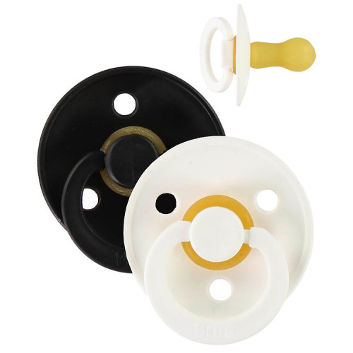 Knupīšu komplekts BIBS Black/White 0-6m