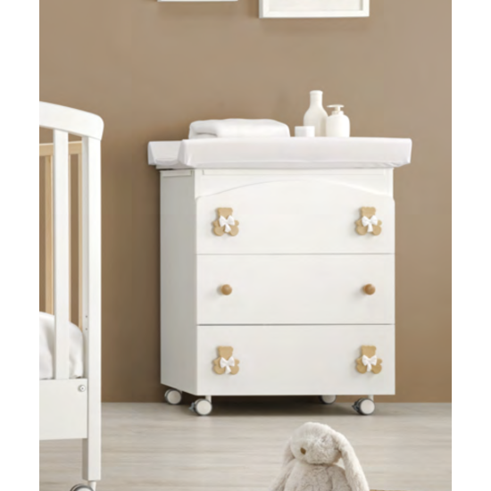 Комод BABY BATH DUDU WHITE GREY - Erbesi