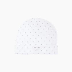 Plāna cepurīte Livly, Saturday Ninni hat white/silver dots Plāna cepurīte Livly, Saturday Ninni hat white/silver dots