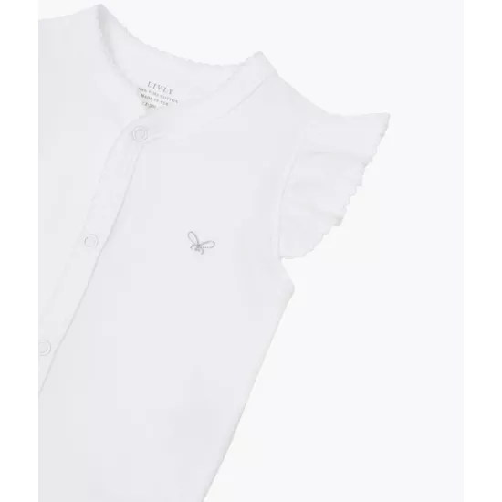 Wallpaper Angel Sleeve Top - Livly Clothing