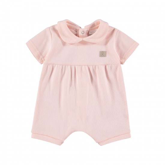 Боди  Ribbed organic cotton Romper Baby Pink - Picci / Dili Best