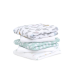 Муслиновые Пелёнки Classic muslin 60x60cm Alphabet animals, 5 gab. - Aden&Anais
