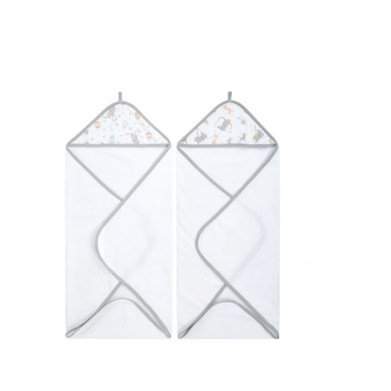 Aden Anais 2 Pack Hooded Towels Dumbo New heights 76X76 - Aden&Anais