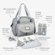 Geneva II changing bag heather - Beaba / Red Castle