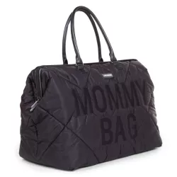 Mommy Puffed Nursery Bag Black Mommy Puffed Nursery Bag Black