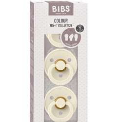 BIBS Colour Try-it Collection 3-pack-Ivory BIBS Colour Try-it Collection 3-pack-Ivory