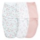 Aden+Anais Swaddling nappies Fary tale flowers-3pc 0-3m - Aden&Anais