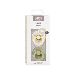 Bibs Knupīšu Komplekts BIBS Ivory / Sage Anatomical- 0-6 M Bibs Knupīšu Komplekts BIBS Ivory / Sage Anatomical- 0-6 M