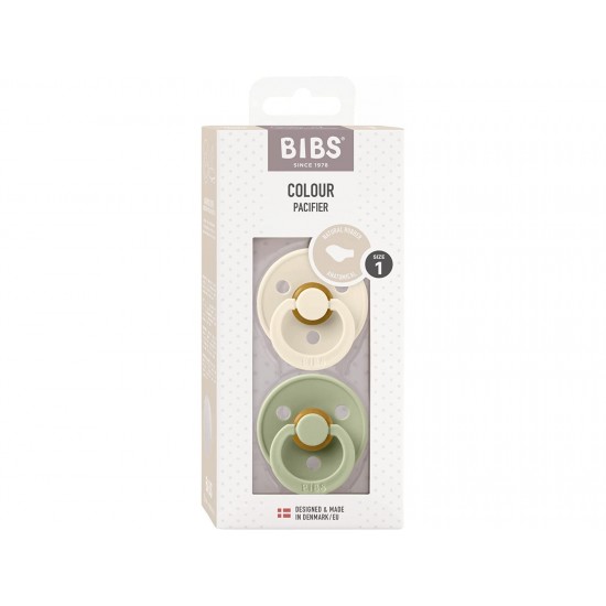 Bibs Комплект Сосок BIBS Ivory / Sage - 0-6 M - Bibs
