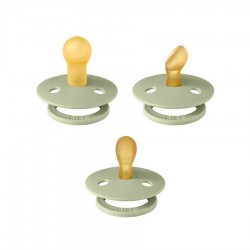 Bibs Pacifier Set BIBS Try It / Sage- 0-6 M Bibs Pacifier Set BIBS Try It / Sage- 0-6 M