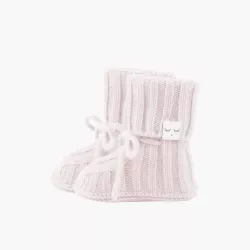 Livly Cable Knit Cashmere Footies Light Mauve Livly Cable Knit Cashmere Footies Light Mauve
