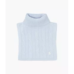 Cable Knit Cashmere Scarf Blue, One Size Cable Knit Cashmere Scarf Blue, One Size