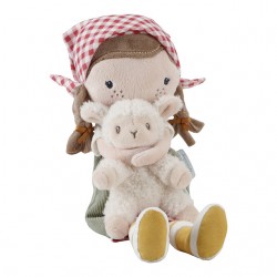 Little Dutch cuddle doll lelle zemniece Rosa ar aitu 35 cm ´Little Farm´ Little Dutch cuddle doll lelle zemniece Rosa ar aitu 35 cm ´Little Farm´
