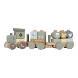 Little Dutch stacking train tractor ´Little Farm´ FSC Little Dutch stacking train tractor ´Little Farm´ FSC