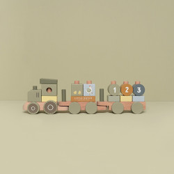 Little Dutch stacking train tractor ´Little Farm´ FSC Little Dutch stacking train tractor ´Little Farm´ FSC