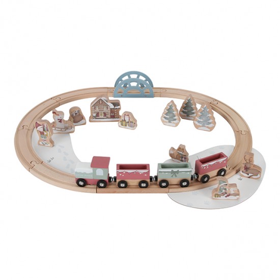 Little Dutch деревянная железная дорога `Christmas` FSC - Little Dutch