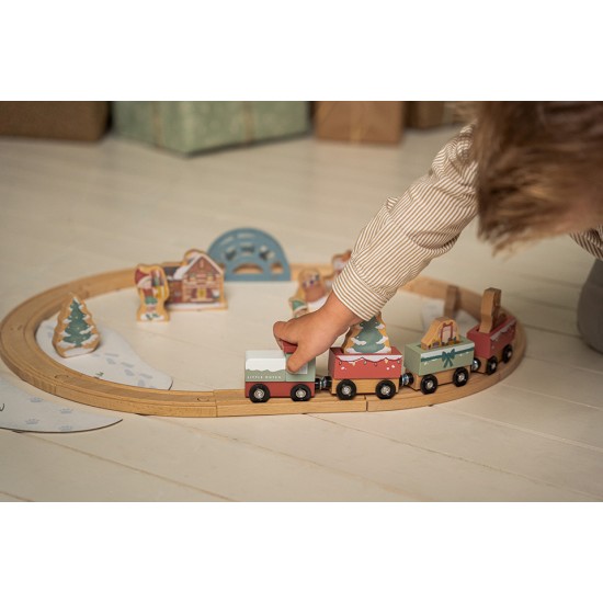 Little Dutch деревянная железная дорога `Christmas` FSC - Little Dutch