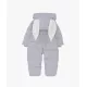 Livly Puffer Bunny Overall Grey - Livly Clothing