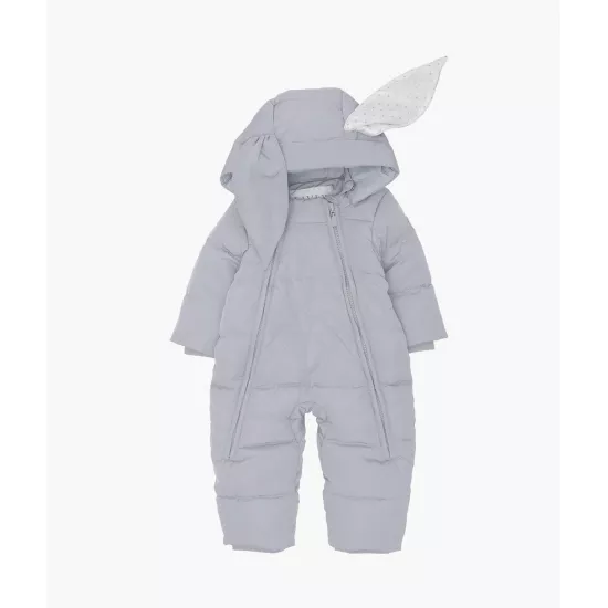 Livly Puffer Bunny Overall Grey - Livly Clothing