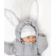 Livly Puffer Bunny Overall Grey - Livly Clothing
