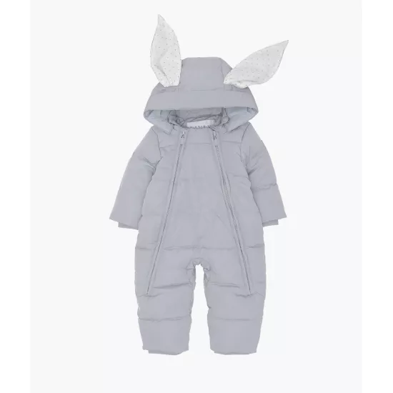 Livly Puffer Bunny Overall Grey - Livly Clothing