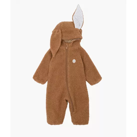Livly Fleece Bunny Overall Brown - Livly Clothing