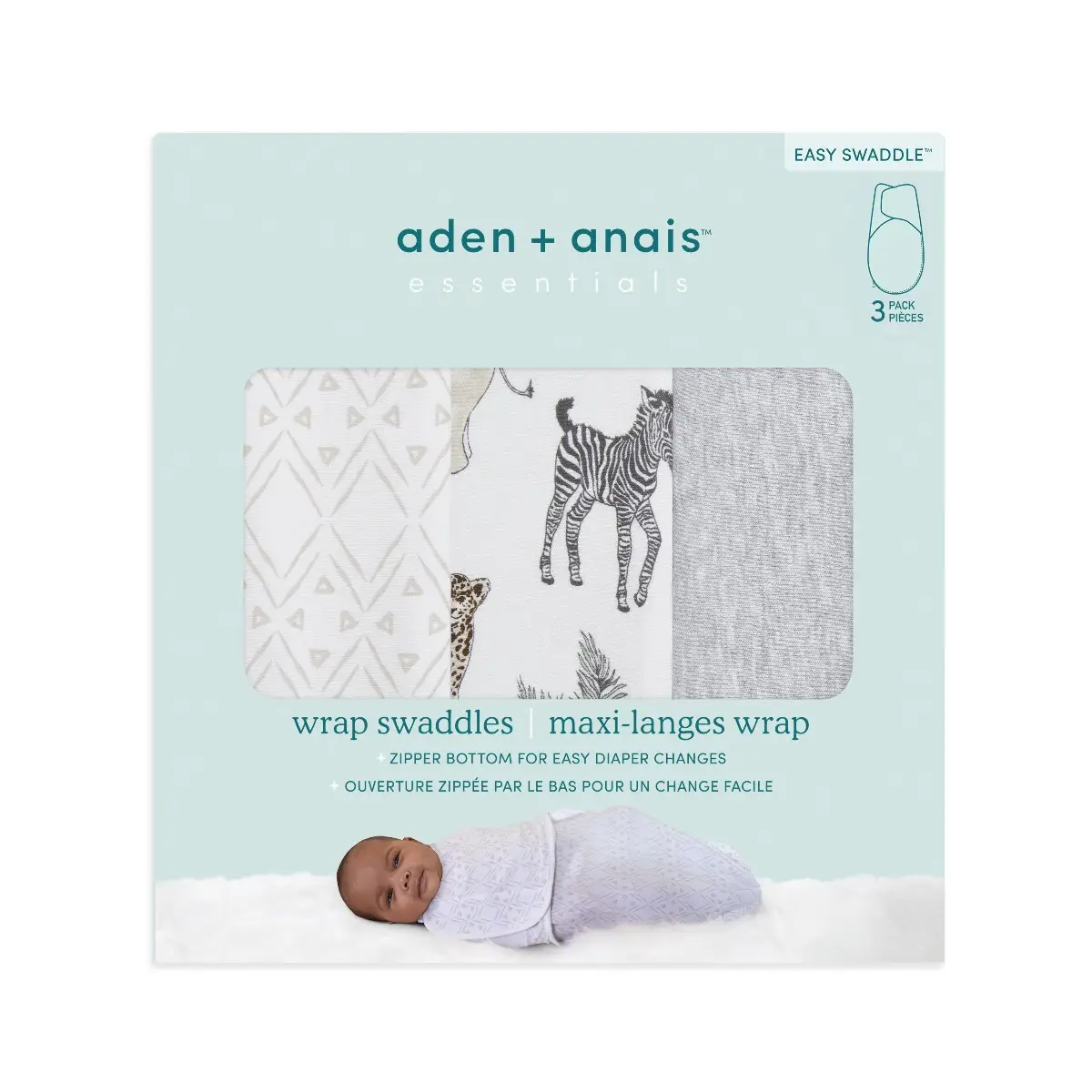 Aden Anais Wrap Swaddles Toile 3gb