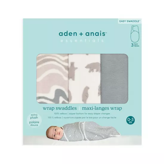 Aden+Anais Пеленки для пеленания Little Woods - 3шт. 0-3m - Aden&Anais