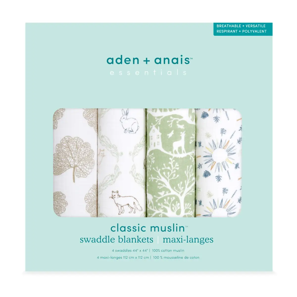 Aden and anais classic muslin swaddle blankets best sale