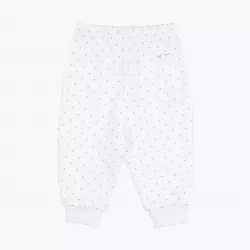 Livly, Saturday Pants White/Grey Dots Livly, Saturday Pants White/Grey Dots
