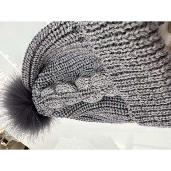 Soft Winter Hat ELETTO Gray -