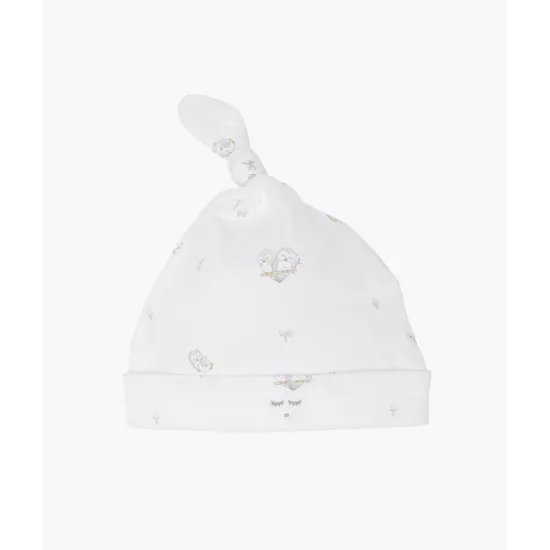 Livly Owls Tossie Hat White - Livly Clothing