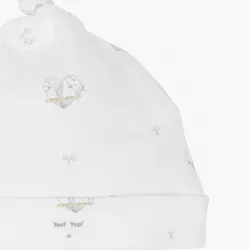 Livly Owls Tossie Hat White Livly Owls Tossie Hat White