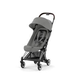 Cybex Coya stroller Mirage Grey, Chrome Brown Frame Cybex Coya stroller Mirage Grey, Chrome Brown Frame