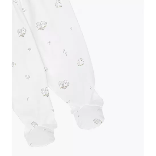 Kimono kostīms Livly Owls Kimono Set Owls/White - Livly Clothing
