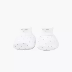 Livly Saturday Footies White/Silver Dots Livly Saturday Footies White/Silver Dots