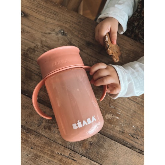 BEABA 360° Learning Cup - Pink - Beaba / Red Castle