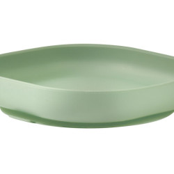 BEABA Silicone Plate With Suction Cup Sage Green BEABA Silicone Plate With Suction Cup Sage Green