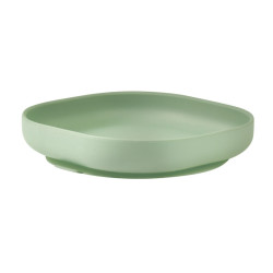 BEABA Силиконовая Тарелка на Присоске Sage Green BEABA Силиконовая Тарелка на Присоске Sage Green