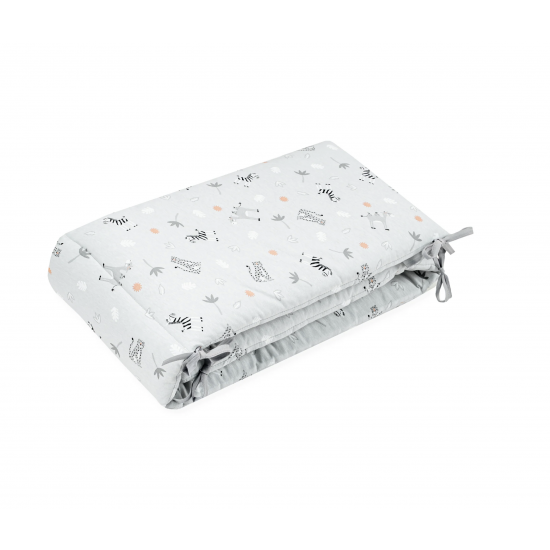 “Comfort Soft” mīkstās apmales bērnu gultiņai Savanne Grau - Julius Zollner