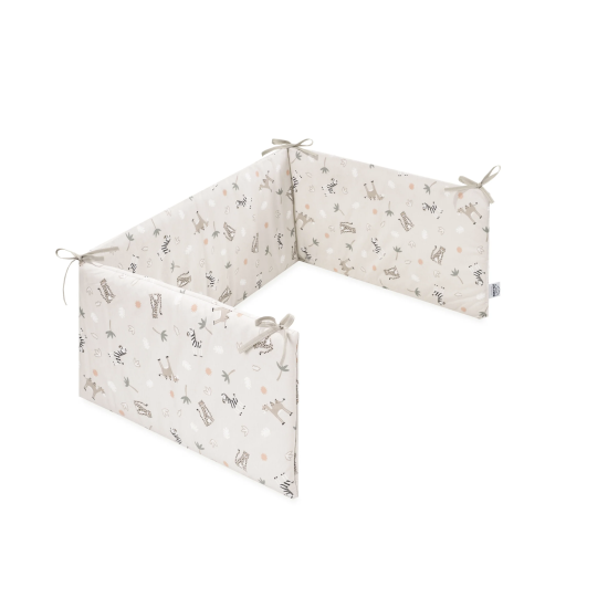 “Comfort Soft” mīkstās apmales bērnu gultiņai Savanne Beige - Julius Zollner