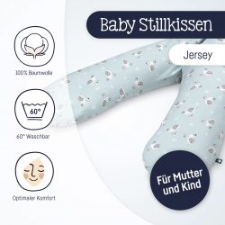 Maternity and nursing pillow (horseshoe) Jersey Schnecke Maternity and nursing pillow (horseshoe) Jersey Schnecke
