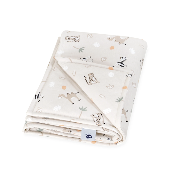 Cotton Blanket Jersey Savanne Beige 70 x 100 cm - Julius Zollner