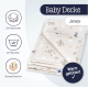 Cotton Blanket Jersey Savanne Beige 70 x 100 cm - Julius Zollner