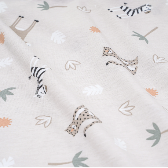 Cotton Blanket Jersey Savanne Beige 70 x 100 cm - Julius Zollner