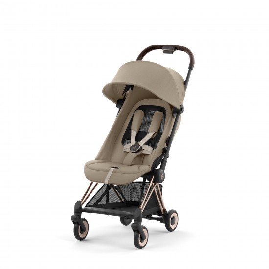 Cybex Coya pram Cozy Beige, Rosegold Frame - Cybex