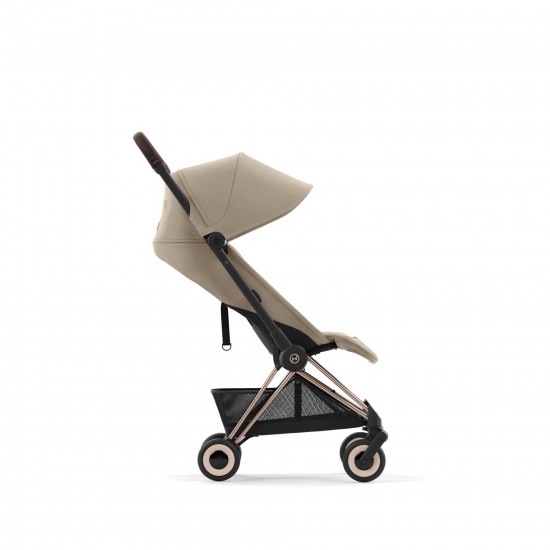Cybex Coya pram Cozy Beige, Rosegold Frame - Cybex