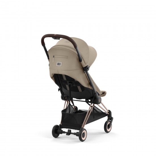 Cybex Coya pram Cozy Beige, Rosegold Frame - Cybex